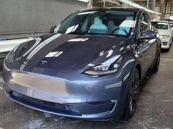 TESLA MODEL Y 2021 5YJYGDEF5MF211642 image